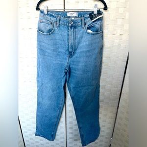 Abercrombie & Fitch The 90s Straight Ultra High Rise Curve Love Jeans